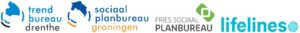 logo's Lifelines en de 3 noordelijke planbureaus